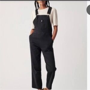 Faherty Black Overalls - Kerry Twill - Size Large